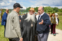 Глава Орловской митрополии принял участие в праздничных мероприятиях «Троицкие хороводы», 31 мая 2026 года, село Льгов Хотынецкого района Орловской области.