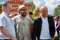 Глава Орловской митрополии принял участие в праздничных мероприятиях «Троицкие хороводы», 31 мая 2026 года, село Льгов Хотынецкого района Орловской области.