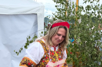 Глава Орловской митрополии принял участие в праздничных мероприятиях «Троицкие хороводы», 31 мая 2026 года, село Льгов Хотынецкого района Орловской области.