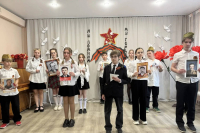 Юные прихожане Николо-Песковского храма приняли участие в патриотическом мероприятии
