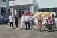 Благочинный Троснянско-Кромского округа благословил юношеский велопробег «Навстречу Победе»