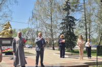 Благочинный Троснянско-Кромского округа благословил юношеский велопробег «Навстречу Победе»