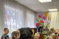 В детском саду №40 состоялась встреча воспитанников с сотрудниками сектора дошкольного образования отдела религиозного образования и катехизации иереем Максимом Кондрашиным и Светланой Игнашиной. 6 мая 2026 года, г.Орел В детском саду №40 состоялась встреча воспитанников с сотрудниками сектора дошкольного образования отдела религиозного образования и катехизации иереем Максимом Кондрашиным и Светланой Игнашиной. 6 мая 2026 года, г.Орел