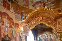 В Седмицу 1-ю по Пятидесятнице (сплошную), в день Святого Духа, в день памяти благоверного великого князя Димитрия Донского и великой княгини Евдокии, в инокинях Евфросинии, митрополит Орловский и Болховский Тихон совершил Божественную Литургию в Свято-Троицком храме поселка Шахово Кромского района Орловской области. 1 июня 2026 года. В Седмицу 1-ю по Пятидесятнице (сплошную), в день Святого Духа, в день памяти благоверного великого князя Димитрия Донского и великой княгини Евдокии, в инокинях Евфросинии, митрополит Орловский и Болховский Тихон совершил Божественную Литургию в Свято-Троицком храме поселка Шахово Кромского района Орловской области. 1 июня 2026 года.