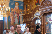 В Седмицу 1-ю по Пятидесятнице (сплошную), в день Святого Духа, в день памяти благоверного великого князя Димитрия Донского и великой княгини Евдокии, в инокинях Евфросинии, митрополит Орловский и Болховский Тихон совершил Божественную Литургию в Свято-Троицком храме поселка Шахово Кромского района Орловской области. 1 июня 2026 года. В Седмицу 1-ю по Пятидесятнице (сплошную), в день Святого Духа, в день памяти благоверного великого князя Димитрия Донского и великой княгини Евдокии, в инокинях Евфросинии, митрополит Орловский и Болховский Тихон совершил Божественную Литургию в Свято-Троицком храме поселка Шахово Кромского района Орловской области. 1 июня 2026 года.