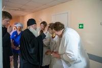 В день 65-летия со дня преставления святителя Луки, исповедника, архиепископа Симферопольского, митрополит Орловский и Болховский Тихон совершил Божественную Литургию в домовом храме во имя святителя Луки Крымского больницы скорой медицинской помощи имени Н.А.Семашко. 11 июня 2026 года, г.Орел нную Литургию в домовом храме во имя святителя Луки Крымского больницы скорой медицинской помощи имени Н.А.Семашко. 11 июня 2026 года, г.Орел
