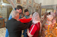 Секретарь епархии иерей Димитрий Никулин совершил Божественную литургию в храме иконы Божией Матери «Знамение» Курская-Коренная Секретарь епархии иерей Димитрий Никулин совершил Божественную литургию в храме иконы Божией Матери «Знамение» Курская-Коренная