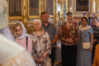 В канун Недели 3-ей по Пятидесятнице, дня памяти великомученика Феодора Стратилата, митрополит Орловский и Болховский Тихон возглавил всенощное бдение в Ахтырском кафедральном соборе города Орла. 20 июня 2026 года. В канун Недели 3-ей по Пятидесятнице, дня памяти великомученика Феодора Стратилата, митрополит Орловский и Болховский Тихон возглавил всенощное бдение в Ахтырском кафедральном соборе города Орла. 20 июня 2026 года.