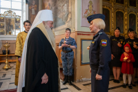 В день памяти святого великомученика Феодора Стратилата, Небесного покровителя сотрудников Федеральной службы судебных приставов, митрополит Орловский и Болховский Тихон возглавил торжественный молебен в Ахтырском кафедральном соборе города Орла, 21 июня 2026 года. В день памяти святого великомученика Феодора Стратилата, Небесного покровителя сотрудников Федеральной службы судебных приставов, митрополит Орловский и Болховский Тихон возглавил торжественный молебен в Ахтырском кафедральном соборе города Орла, 21 июня 2026 года.