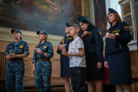 В день памяти святого великомученика Феодора Стратилата, Небесного покровителя сотрудников Федеральной службы судебных приставов, митрополит Орловский и Болховский Тихон возглавил торжественный молебен в Ахтырском кафедральном соборе города Орла, 21 июня 2026 года. В день памяти святого великомученика Феодора Стратилата, Небесного покровителя сотрудников Федеральной службы судебных приставов, митрополит Орловский и Болховский Тихон возглавил торжественный молебен в Ахтырском кафедральном соборе города Орла, 21 июня 2026 года.