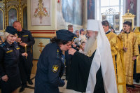 В день памяти святого великомученика Феодора Стратилата, Небесного покровителя сотрудников Федеральной службы судебных приставов, митрополит Орловский и Болховский Тихон возглавил торжественный молебен в Ахтырском кафедральном соборе города Орла, 21 июня 2026 года. В день памяти святого великомученика Феодора Стратилата, Небесного покровителя сотрудников Федеральной службы судебных приставов, митрополит Орловский и Болховский Тихон возглавил торжественный молебен в Ахтырском кафедральном соборе города Орла, 21 июня 2026 года.