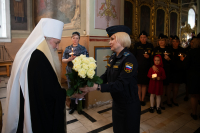 В день памяти святого великомученика Феодора Стратилата, Небесного покровителя сотрудников Федеральной службы судебных приставов, митрополит Орловский и Болховский Тихон возглавил торжественный молебен в Ахтырском кафедральном соборе города Орла, 21 июня 2026 года. В день памяти святого великомученика Феодора Стратилата, Небесного покровителя сотрудников Федеральной службы судебных приставов, митрополит Орловский и Болховский Тихон возглавил торжественный молебен в Ахтырском кафедральном соборе города Орла, 21 июня 2026 года.