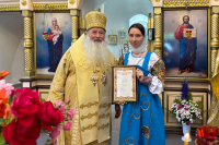 В Неделю 3-ю по Пятидесятнице, день памяти великомученика Феодора Стратилата, митрополит Орловский и Болховский Тихон совершил Божественную литургию в Знаменском храме села Знаменское Знаменского района Орловской области. 21 июня 2026 года. В Неделю 3-ю по Пятидесятнице, день памяти великомученика Феодора Стратилата, митрополит Орловский и Болховский Тихон совершил Божественную литургию в Знаменском храме села Знаменское Знаменского района Орловской области. 21 июня 2026 года.
