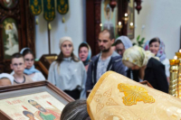 В храме святой блаженной Матроны Московской освятили новую икону