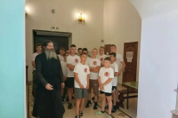 Воспитанники оборонно-спортивного клуба «Инок» прибыли в летний лагерь Духовного православного центра «Вятский посад» Воспитанники оборонно-спортивного клуба «Инок» прибыли в летний лагерь Духовного православного центра «Вятский посад»