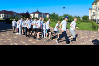 Воспитанники оборонно-спортивного клуба «Инок» прибыли в летний лагерь Духовного православного центра «Вятский посад» Воспитанники оборонно-спортивного клуба «Инок» прибыли в летний лагерь Духовного православного центра «Вятский посад»