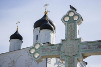 В Седмицу 5-ую по Пятидесятнице, в день памяти преподобного Тихона Медынского, калужского чудотворца, преподобного Тихона Лу́ховского, Костромского, чудотворца, преподобного Моисея Оптинского, перенесение мощей святителя Феофана, Затворника Вышенского, митрополит Орловский и Болховский Тихон возглавил Божественную литургию в Свято-Успенском мужском монастыре города Орла. 29 июня 2026 года
