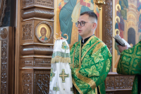 В Седмицу 5-ую по Пятидесятнице, в день памяти преподобного Тихона Медынского, калужского чудотворца, преподобного Тихона Лу́ховского, Костромского, чудотворца, преподобного Моисея Оптинского, перенесение мощей святителя Феофана, Затворника Вышенского, митрополит Орловский и Болховский Тихон возглавил Божественную литургию в Свято-Успенском мужском монастыре города Орла. 29 июня 2026 года