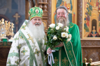 В Седмицу 5-ую по Пятидесятнице, в день памяти преподобного Тихона Медынского, калужского чудотворца, преподобного Тихона Лу́ховского, Костромского, чудотворца, преподобного Моисея Оптинского, перенесение мощей святителя Феофана, Затворника Вышенского, митрополит Орловский и Болховский Тихон возглавил Божественную литургию в Свято-Успенском мужском монастыре города Орла. 29 июня 2026 года