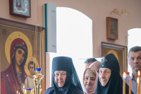 В день Отдания праздника Пятидесятницы и день памяти святой блаженной Ксении Петербургской, митрополит Орловский и Болховский Тихон возглавил Литургию в женском монастыре во имя блаженной Ксении Петербургской в селе Долбенкино Дмитровского района Орловской области. 6 июня 2026 года В день Отдания праздника Пятидесятницы и день памяти святой блаженной Ксении Петербургской, митрополит Орловский и Болховский Тихон возглавил Литургию в женском монастыре во имя блаженной Ксении Петербургской в селе Долбенкино Дмитровского района Орловской области. 6 июня 2026 года