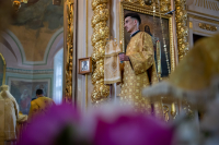 В канун Недели 1-й по Пятидесятнице, Всех святых, и Заговенья на Петров пост, митрополит Орловский и Болховский Тихон возглавил всенощное бдение в главном храме Орловской епархии — Ахтырском кафедральном соборе города Орла. 6 июня 2026 года В канун Недели 1-й по Пятидесятнице, Всех святых, и Заговенья на Петров пост, митрополит Орловский и Болховский Тихон возглавил всенощное бдение в главном храме Орловской епархии — Ахтырском кафедральном соборе города Орла. 6 июня 2026 года