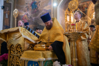 В канун Недели 1-й по Пятидесятнице, Всех святых, и Заговенья на Петров пост, митрополит Орловский и Болховский Тихон возглавил всенощное бдение в главном храме Орловской епархии — Ахтырском кафедральном соборе города Орла. 6 июня 2026 года В канун Недели 1-й по Пятидесятнице, Всех святых, и Заговенья на Петров пост, митрополит Орловский и Болховский Тихон возглавил всенощное бдение в главном храме Орловской епархии — Ахтырском кафедральном соборе города Орла. 6 июня 2026 года