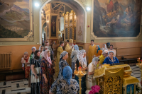 В канун Недели 1-й по Пятидесятнице, Всех святых, и Заговенья на Петров пост, митрополит Орловский и Болховский Тихон возглавил всенощное бдение в главном храме Орловской епархии — Ахтырском кафедральном соборе города Орла. 6 июня 2026 года В канун Недели 1-й по Пятидесятнице, Всех святых, и Заговенья на Петров пост, митрополит Орловский и Болховский Тихон возглавил всенощное бдение в главном храме Орловской епархии — Ахтырском кафедральном соборе города Орла. 6 июня 2026 года