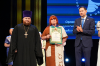 В Орловском городском центре культуры прошло памятное мероприятие, посвященное 15-летию Орловского областного отделения организации семей погибших защитников Отечества. 5 июня 2026 года, г.Орел