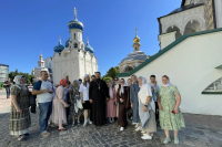 Приходская община храма cвященноисповедника Георгия Коcсова побывала в Свято-Троицкой Сергиевой Лавре