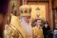 В канун дня святых, славных и всехвальных первоверховных апостолов Петра и Павла, митрополит Орловский и Болховский Тихон совершил всенощное бдение в храме Иверской иконы Божией Матери города Орла. 11 июля 2026 г. В канун дня святых, славных и всехвальных первоверховных апостолов Петра и Павла, митрополит Орловский и Болховский Тихон совершил всенощное бдение в храме Иверской иконы Божией Матери города Орла. 11 июля 2026 г.