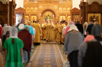 В канун дня святых, славных и всехвальных первоверховных апостолов Петра и Павла, митрополит Орловский и Болховский Тихон совершил всенощное бдение в храме Иверской иконы Божией Матери города Орла. 11 июля 2026 г. В канун дня святых, славных и всехвальных первоверховных апостолов Петра и Павла, митрополит Орловский и Болховский Тихон совершил всенощное бдение в храме Иверской иконы Божией Матери города Орла. 11 июля 2026 г.