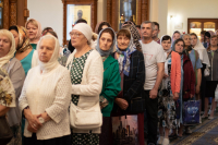 В канун дня святых, славных и всехвальных первоверховных апостолов Петра и Павла, митрополит Орловский и Болховский Тихон совершил всенощное бдение в храме Иверской иконы Божией Матери города Орла. 11 июля 2026 г. В канун дня святых, славных и всехвальных первоверховных апостолов Петра и Павла, митрополит Орловский и Болховский Тихон совершил всенощное бдение в храме Иверской иконы Божией Матери города Орла. 11 июля 2026 г.