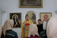 Председатель отдела тюремного служения Орловской епархии возглавил Божественную литургию в домовом храме женской исправительной колонии поселка Шахово Председатель отдела тюремного служения Орловской епархии возглавил Божественную литургию в домовом храме женской исправительной колонии поселка Шахово