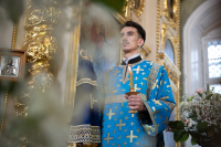 В канун дня Ахтырской иконы Божией Матери, митрополит Орловский и Болховский Тихон совершил всенощное бдение в Ахтырском кафедральном соборе города Орла. 14 июля 2026 г.