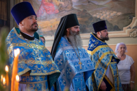 В день празднования Ахтырской иконы Божией Матери, митрополит Орловский и Болховский Тихон возглавил Божественную литургию в Ахтырском кафедральном соборе города Орла. 15 июля 2026 г. В день празднования Ахтырской иконы Божией Матери, митрополит Орловский и Болховский Тихон возглавил Божественную литургию в Ахтырском кафедральном соборе города Орла. 15 июля 2026 г.