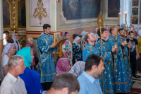 В день празднования Ахтырской иконы Божией Матери, митрополит Орловский и Болховский Тихон возглавил Божественную литургию в Ахтырском кафедральном соборе города Орла. 15 июля 2026 г. В день празднования Ахтырской иконы Божией Матери, митрополит Орловский и Болховский Тихон возглавил Божественную литургию в Ахтырском кафедральном соборе города Орла. 15 июля 2026 г.