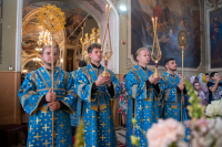 В день празднования Ахтырской иконы Божией Матери, митрополит Орловский и Болховский Тихон возглавил Божественную литургию в Ахтырском кафедральном соборе города Орла. 15 июля 2026 г. В день празднования Ахтырской иконы Божией Матери, митрополит Орловский и Болховский Тихон возглавил Божественную литургию в Ахтырском кафедральном соборе города Орла. 15 июля 2026 г.