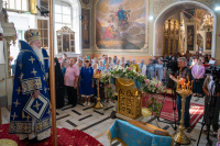 В день празднования Ахтырской иконы Божией Матери, митрополит Орловский и Болховский Тихон возглавил Божественную литургию в Ахтырском кафедральном соборе города Орла. 15 июля 2026 г. В день празднования Ахтырской иконы Божией Матери, митрополит Орловский и Болховский Тихон возглавил Божественную литургию в Ахтырском кафедральном соборе города Орла. 15 июля 2026 г.