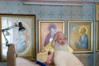 В день Собора Радонежских святых, митрополит Орловский и Болховский Тихон возглавил Божественную литургию в храме иконы Божией Матери «Знамение» Курская-Коренная города Орла. 19 июля 2026 г. В день Собора Радонежских святых, митрополит Орловский и Болховский Тихон возглавил Божественную литургию в храме иконы Божией Матери «Знамение» Курская-Коренная города Орла. 19 июля 2026 г.