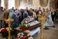 В день празднования Собора Архангела Гавриила, в Богоявленском соборе города Орла было совершено отпевание новопреставленного протоиерея Георгия Борисовича Леонтьева — старейшего клирика Орловской епархии, почившего 24 июля на 77-м году жизни. 26 июля 2025 года. В день празднования Собора Архангела Гавриила, в Богоявленском соборе города Орла было совершено отпевание новопреставленного протоиерея Георгия Борисовича Леонтьева — старейшего клирика Орловской епархии, почившего 24 июля на 77-м году жизни. 26 июля 2025 года.
