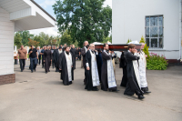 В день празднования Собора Архангела Гавриила, в Богоявленском соборе города Орла было совершено отпевание новопреставленного протоиерея Георгия Борисовича Леонтьева — старейшего клирика Орловской епархии, почившего 24 июля на 77-м году жизни. 26 июля 2025 года. В день празднования Собора Архангела Гавриила, в Богоявленском соборе города Орла было совершено отпевание новопреставленного протоиерея Георгия Борисовича Леонтьева — старейшего клирика Орловской епархии, почившего 24 июля на 77-м году жизни. 26 июля 2025 года.