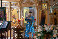 Вечером, 20 июля, в канун празднования явления Казанской иконы Божией Матери, митрополит Орловский и Болховский совершил всенощное бдение в Казанском храме поселка Стрелецкий Орловского муниципального округа. 20 июля 2026 г.