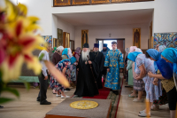 В день празднования явления Казанской иконы Божией Матери, митрополит Орловский и Болховский Тихон возглавил Божественную литургию в Казанском храме деревни Арбузово Кромского района. 21 июля 2026 года В день празднования явления Казанской иконы Божией Матери, митрополит Орловский и Болховский Тихон возглавил Божественную литургию в Казанском храме деревни Арбузово Кромского района. 21 июля 2026 года