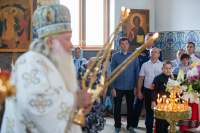 В день празднования явления Казанской иконы Божией Матери, митрополит Орловский и Болховский Тихон возглавил Божественную литургию в Казанском храме деревни Арбузово Кромского района. 21 июля 2026 года В день празднования явления Казанской иконы Божией Матери, митрополит Орловский и Болховский Тихон возглавил Божественную литургию в Казанском храме деревни Арбузово Кромского района. 21 июля 2026 года