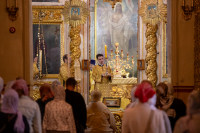 В Неделю памяти святых отцов шести Вселенских Соборов Владыка Тихон совершил Литургию в Ахтырском кафедральном соборе. 26 июля 2026 г. В Неделю памяти святых отцов шести Вселенских Соборов Владыка Тихон совершил Литургию в Ахтырском кафедральном соборе. 26 июля 2026 г.