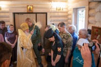 В день памяти святого равноапостольного великого князя Владимира, во Святом Крещении Василия, и празднования Дня Крещения Руси, митрополит Орловский и Болховский Тихон совершил чин малого освящения храма в честь святого равноапостольного князя Владимира, возведенного на территории Управления Федеральной службы войск национальной гвардии Российской Федерации по Орловской области, после чего возглавил Божественную литургию в новоосвященном храме. 28 июля 2026 года, г.Орел В день памяти святого равноапостольного великого князя Владимира, во Святом Крещении Василия, и празднования Дня Крещения Руси, митрополит Орловский и Болховский Тихон совершил чин малого освящения храма в честь святого равноапостольного князя Владимира, возведенного на территории Управления Федеральной службы войск национальной гвардии Российской Федерации по Орловской области, после чего возглавил Божественную литургию в новоосвященном храме. 28 июля 2026 года, г.Орел