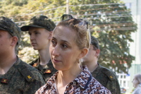 В канун Дня памяти российских воинов, погибших в Первой мировой войне 1914–1918 годов, митрополит Орловский и Болховский Тихон совершил заупокойную литию у мемориального знака на Наугорском шоссе в городе Орле. 31 июля 2026 года.