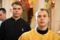 В канун Недели 5-й по Пятидесятнице, митрополит Орловский и Болховский Тихон совершил всенощное бдение в храме Казанской иконы Божией Матери города Орла. 4 июля 2026 года.