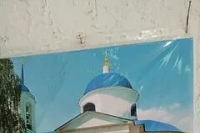 Настоятель храма иконы Божией Матери «Знамение» совершил Божественную литургию в руинированном храме