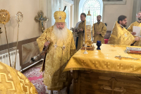 В Неделю 5-ю по Пятидесятнице, день памяти священномученика Евсевия, епископа Самосатского, митрополит Орловский и Болховский Тихон совершил чин великого освящения храма Покрова Пресвятой Богородицы в селе Клейменово Орловского муниципального округа, после чего возглавил Божественную литургию в новоосвященном храме. 5 июля 2026 года В Неделю 5-ю по Пятидесятнице, день памяти священномученика Евсевия, епископа Самосатского, митрополит Орловский и Болховский Тихон совершил чин великого освящения храма Покрова Пресвятой Богородицы в селе Клейменово Орловского муниципального округа, после чего возглавил Божественную литургию в новоосвященном храме. 5 июля 2026 года